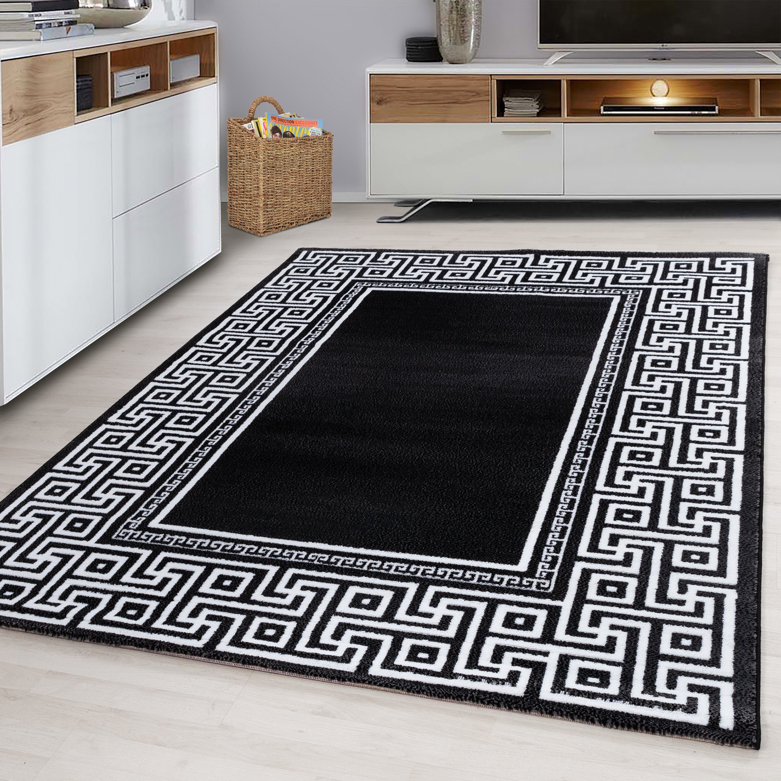 Ayyildiz Teppiche Teppich »PARMA 9340«, rechteckig, 12 mm Höhe, Läufer, str günstig online kaufen