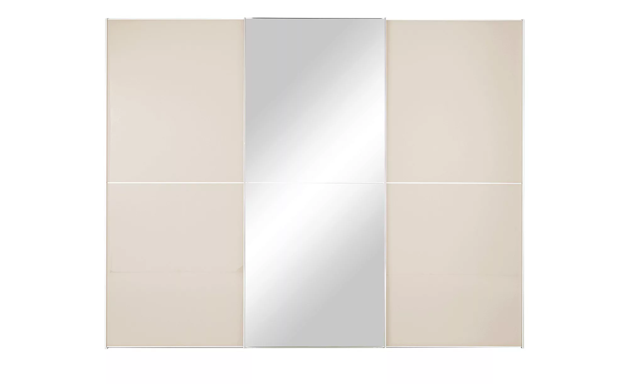 Schwebetürenschrank  Duett ¦ beige ¦ Maße (cm): B: 280 H: 222 T: 68 Schränk günstig online kaufen