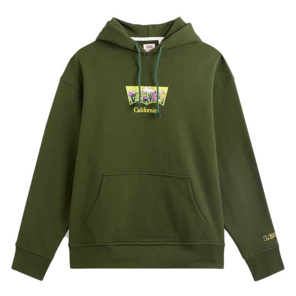 Levi´s ® Relaxed Graphic Kapuzenpullover XL Bw Fill Mossy Green günstig online kaufen