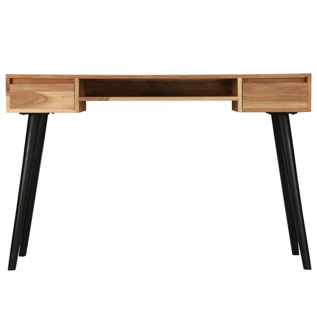 Schreibtisch Akazienholz Massiv 118 X 45 X 76 Cm günstig online kaufen