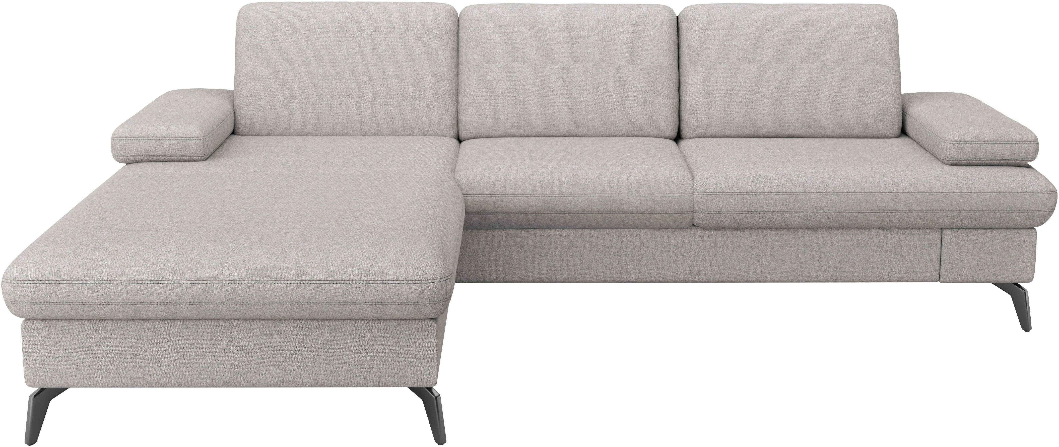 sit&more Ecksofa "Morris Jubi L-Form", inkl. Armteilfunktion und 1 Zierkiss günstig online kaufen
