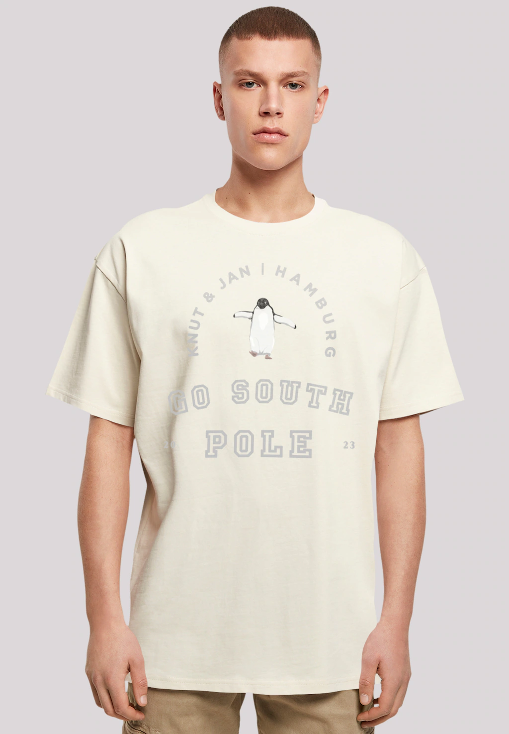 F4NT4STIC T-Shirt "Pinguin Knut & Jan Hamburg", Print günstig online kaufen