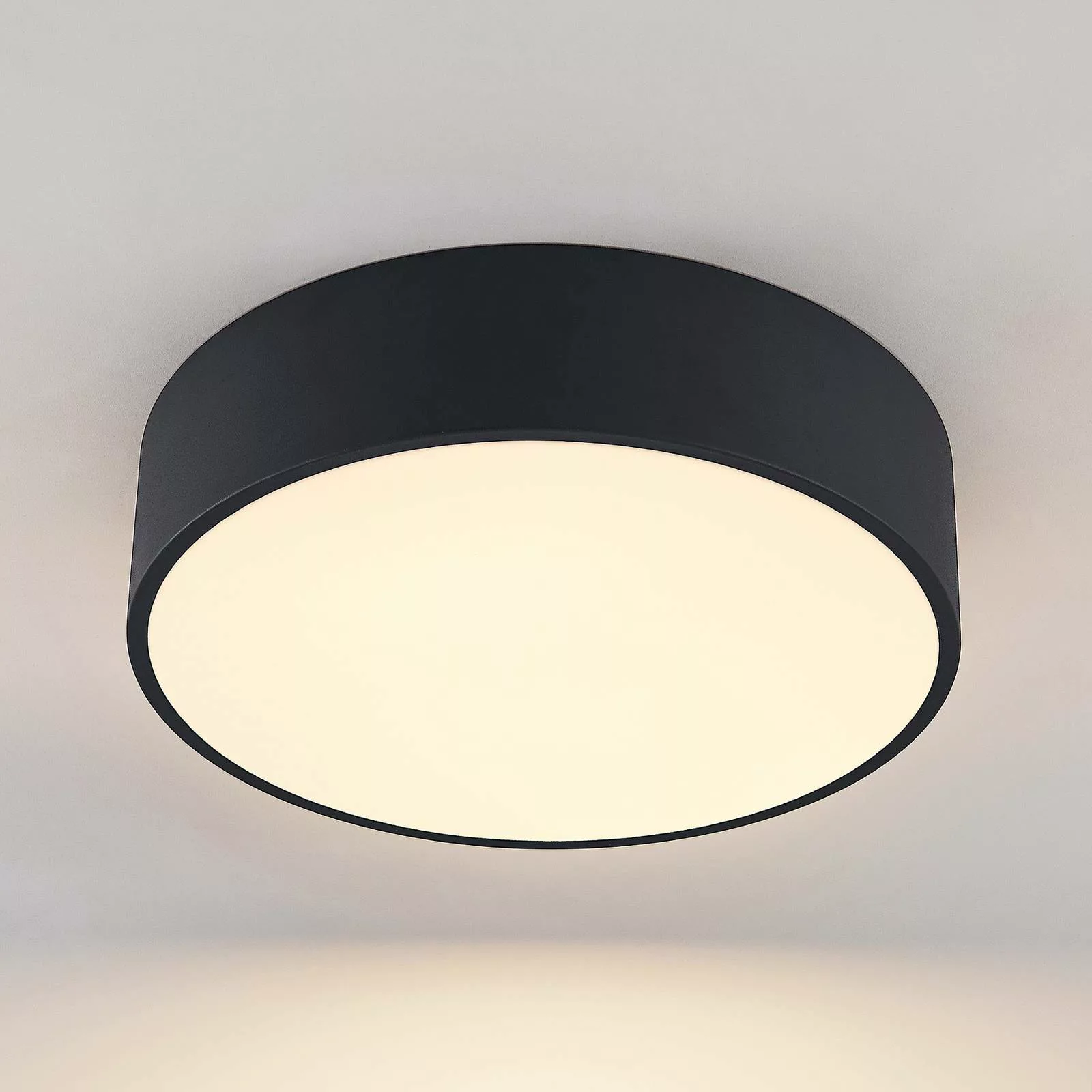 Arcchio Noabelle LED-Deckenlampe, schwarz, 40 cm günstig online kaufen