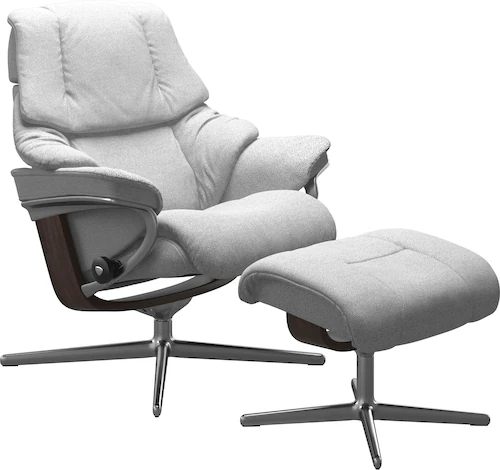 Stressless Fußhocker "Reno", mit Cross Base, Größe S, M & L, Holzakzent Wen günstig online kaufen