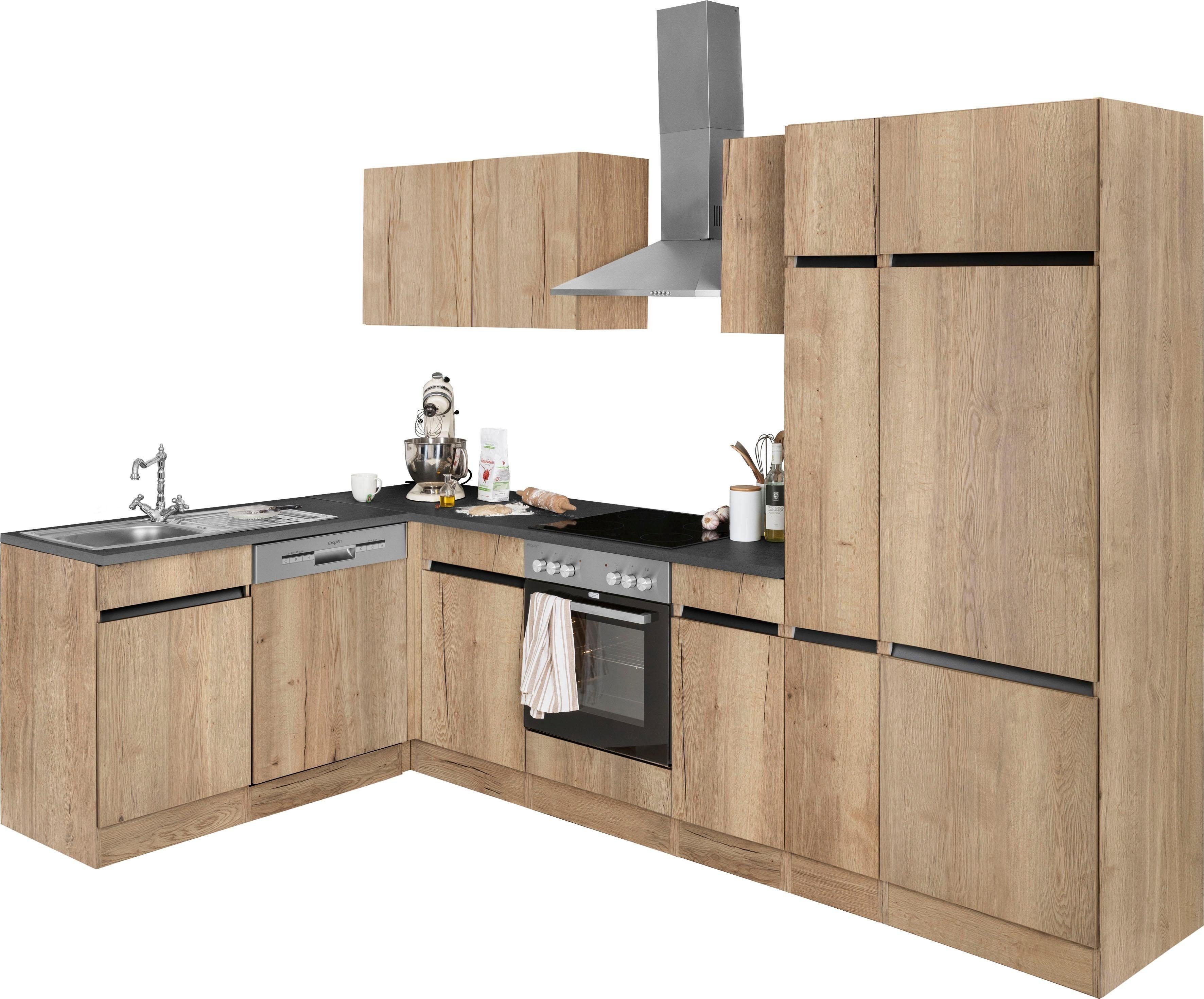 OPTIFIT Winkelküche "Roth", Stellmaße 300x175 cm, wahlweise mit E-Geräten, günstig online kaufen