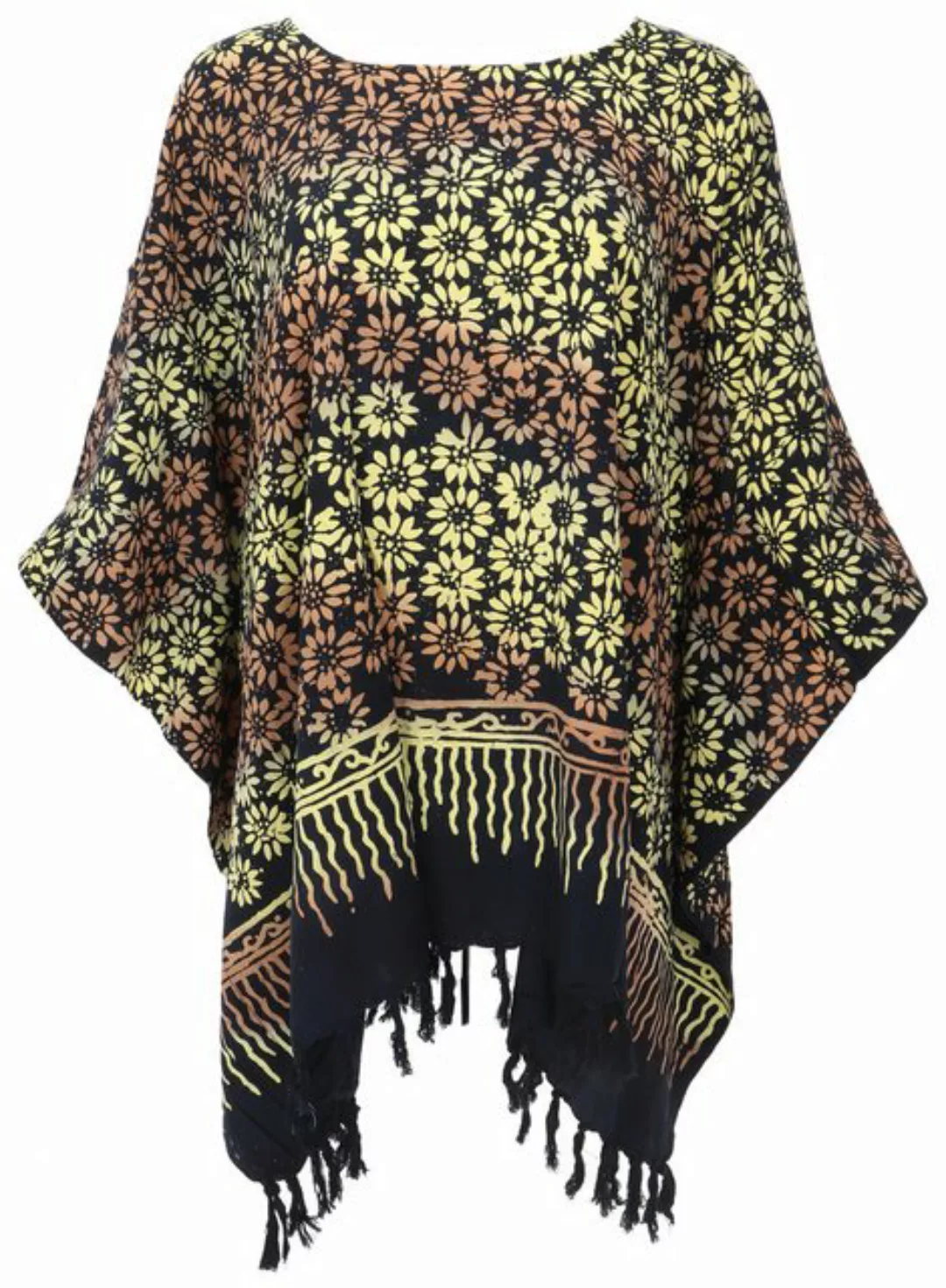 Guru-Shop Longbluse Poncho, Tunika, Strandkleid, Batik Kaftan,.. alternativ günstig online kaufen