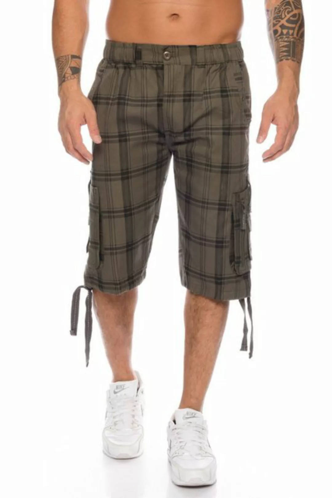 Kendindza Cargoshorts 3/4 Bermuda Shorts Herren, Kurze Hose Herren, Cargobe günstig online kaufen