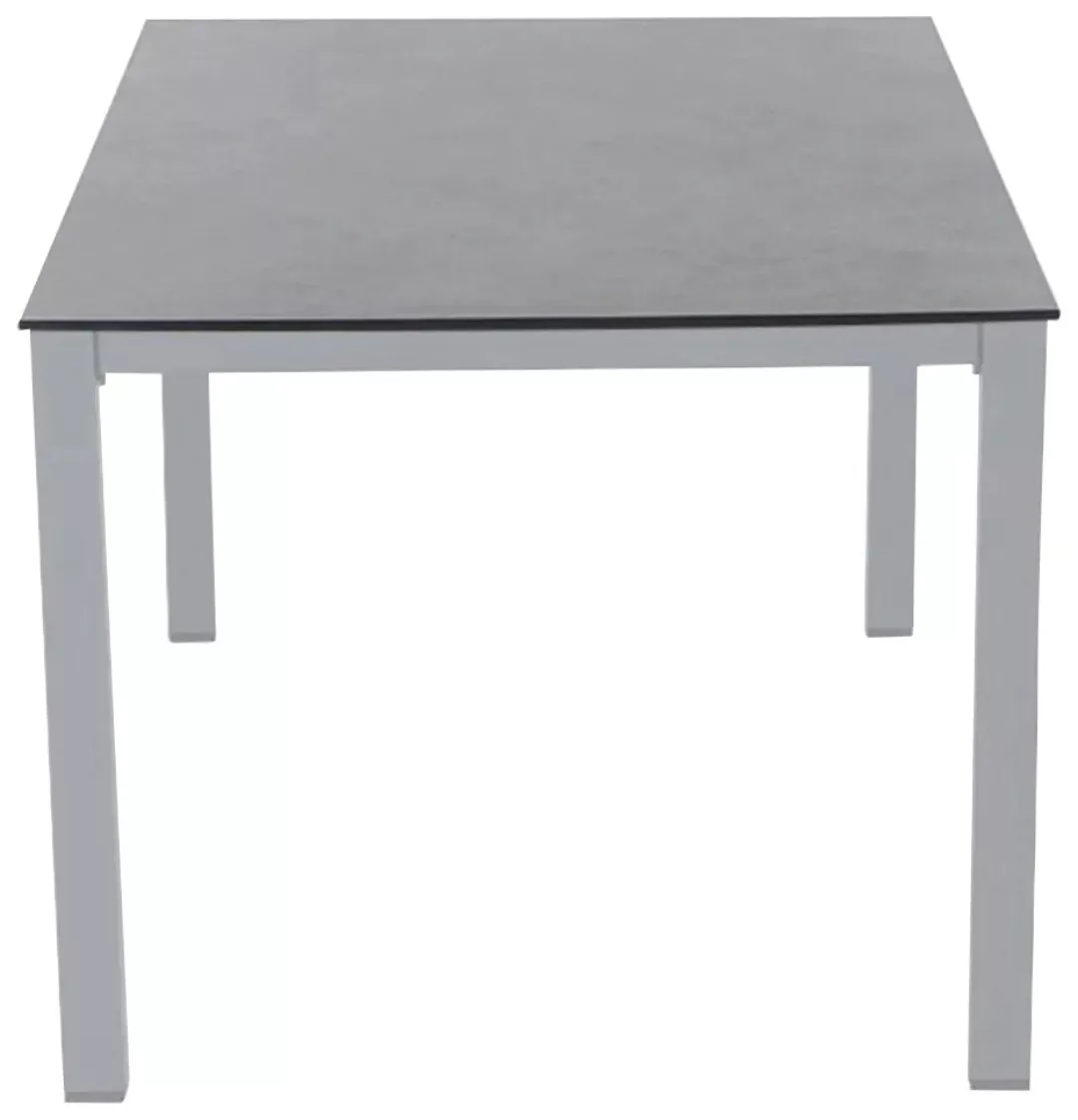 Siena Garden Lofttisch Sola Stahl 160 cm x 90 cm Silber günstig online kaufen