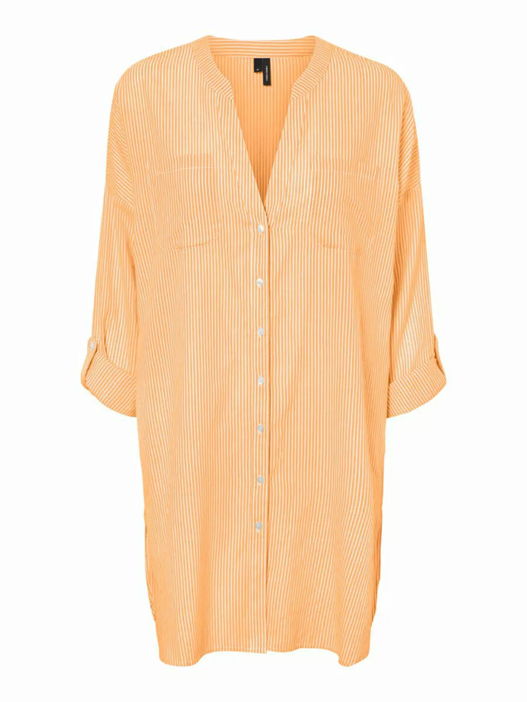 VERO MODA Fold-up Tunika Damen Orange günstig online kaufen