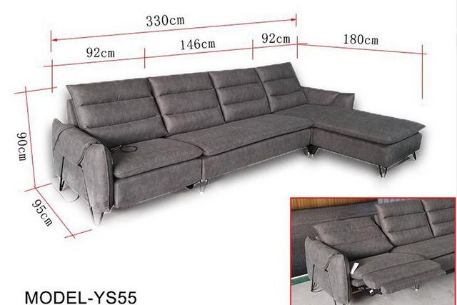 JVmoebel Ecksofa, Made in Europa günstig online kaufen