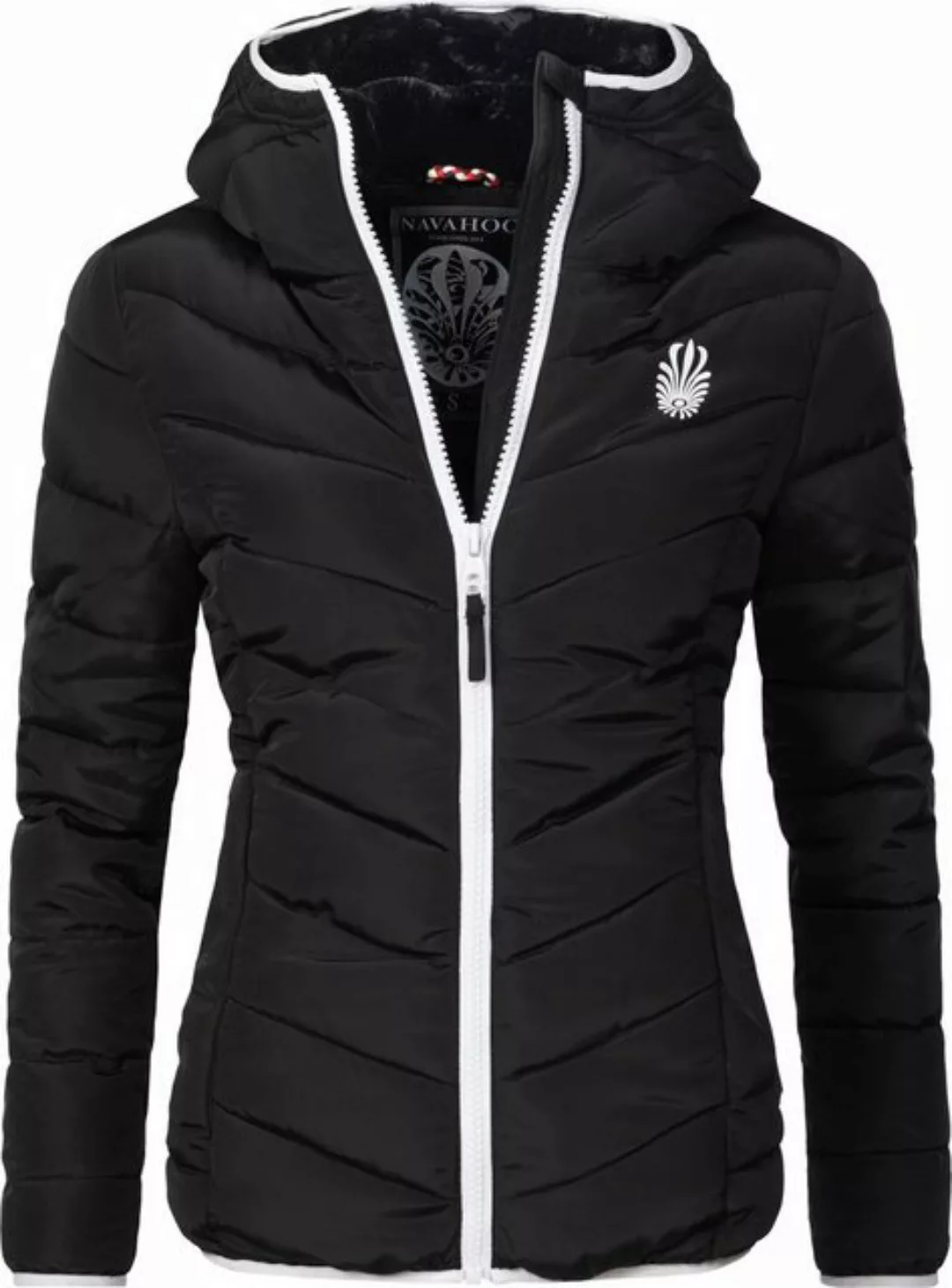 Navahoo Steppjacke Elva stylische Damen Winterjacke mit Kapuze günstig online kaufen