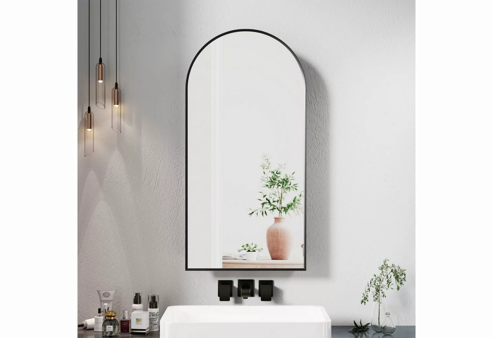 radelldar Badezimmerspiegelschrank Hängeschrank mit Spiegel, Badschrank Wan günstig online kaufen