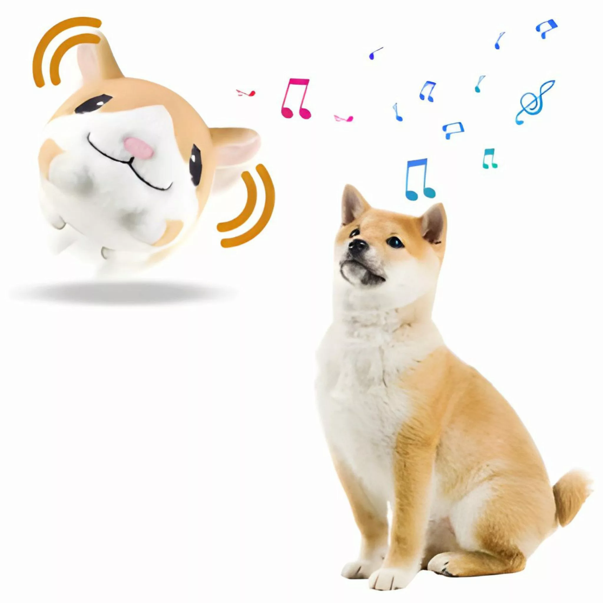 HS.SUPPLY Tier-Intelligenzspielzeug Hundespielzeug bewegender Ball, Katzens günstig online kaufen