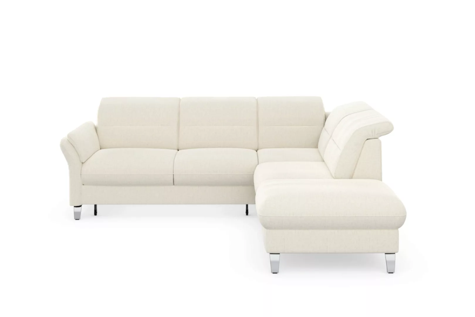 sit&more Ecksofa "Grenoble L-Form", Federkern, wahlweise mit Bettfunktion, günstig online kaufen