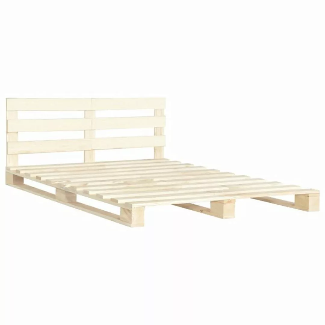 Palettenbett Massivholz Kiefer 200×200 Cm günstig online kaufen