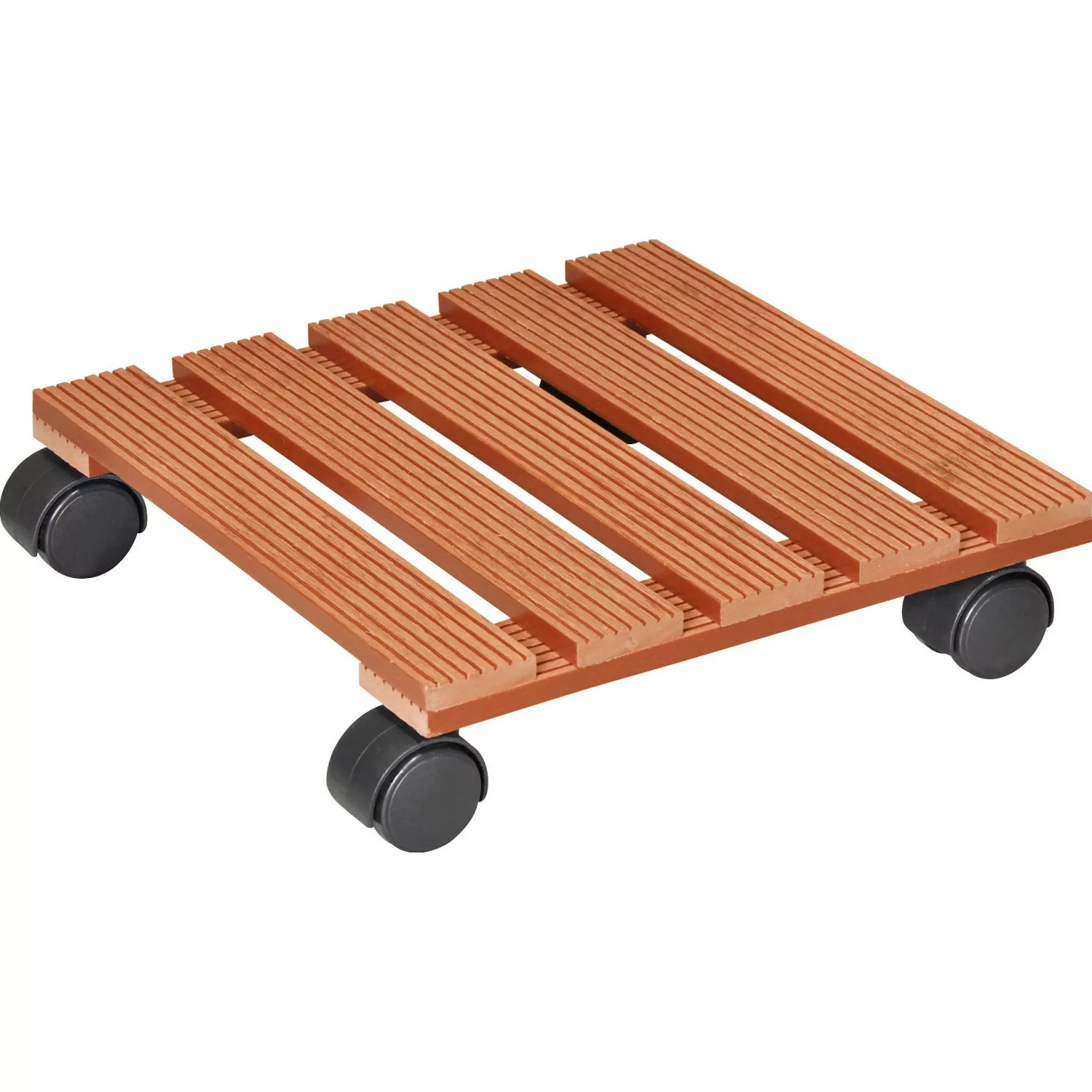 Wagner Multi Pflanzenroller WPC Terracotta eckig 8,3 cm x 29 cm x 29 cm FSC günstig online kaufen