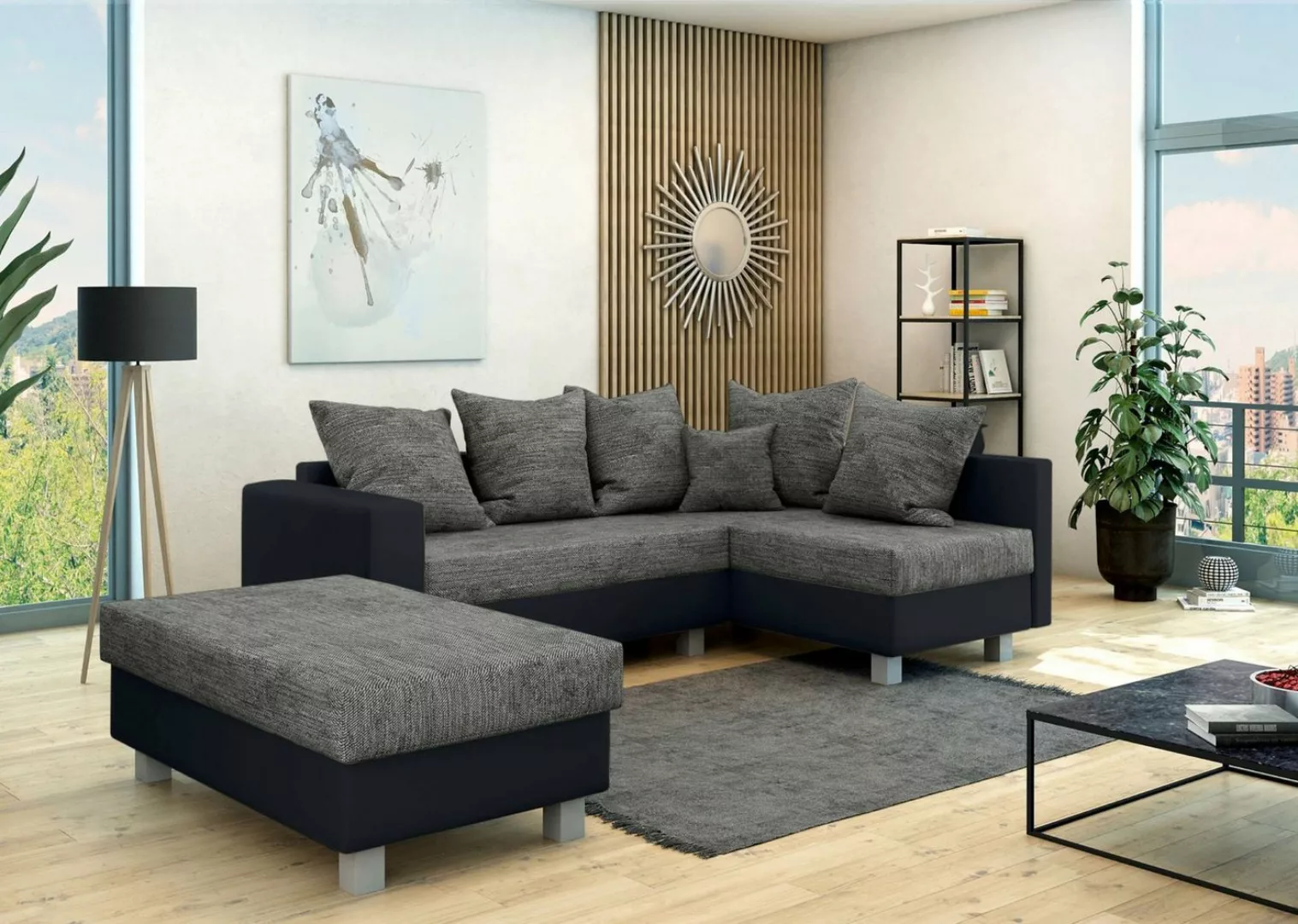 99rooms Ecksofa Priamo, L-Form, Eckcouch, Ottomane links oder rechts bestel günstig online kaufen