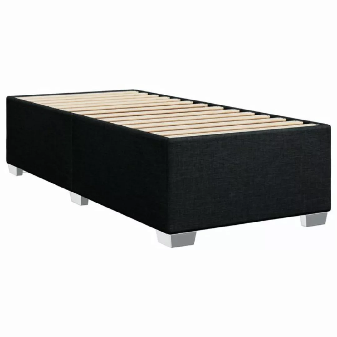 vidaXL Bett Bettgestell ohne Matratze Schwarz 80x200 cm Stoff günstig online kaufen