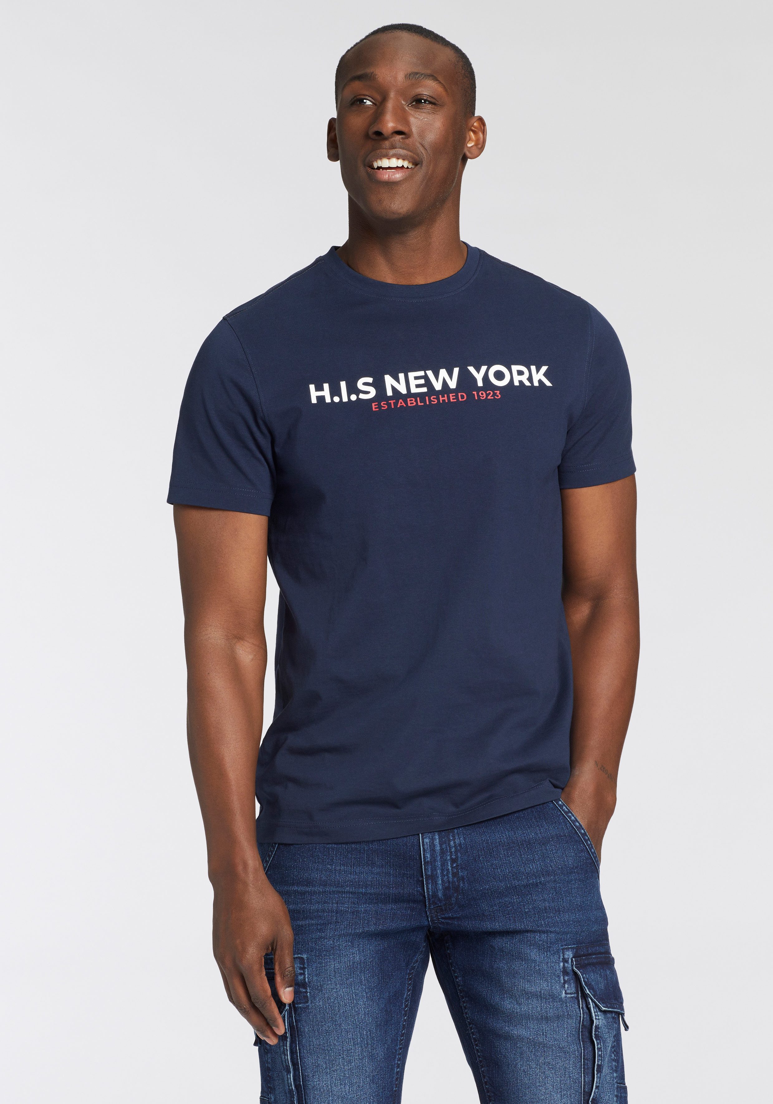 H.I.S T-Shirt Mit großem Frontprint günstig online kaufen
