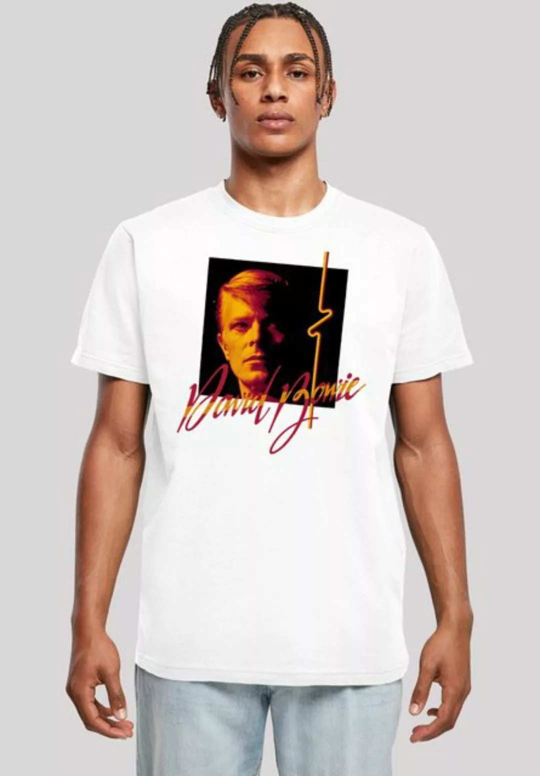 F4NT4STIC T-Shirt David Bowie Photo Angle 90s Herren,Premium Merch,Regular- günstig online kaufen