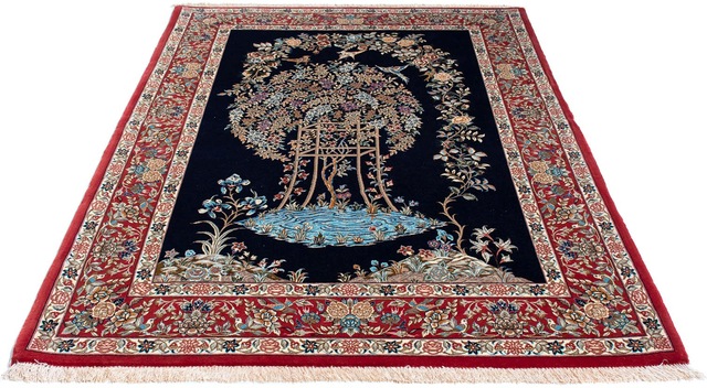 morgenland Orientteppich »Perser - Ghom - 230 x 140 cm - dunkelblau«, recht günstig online kaufen