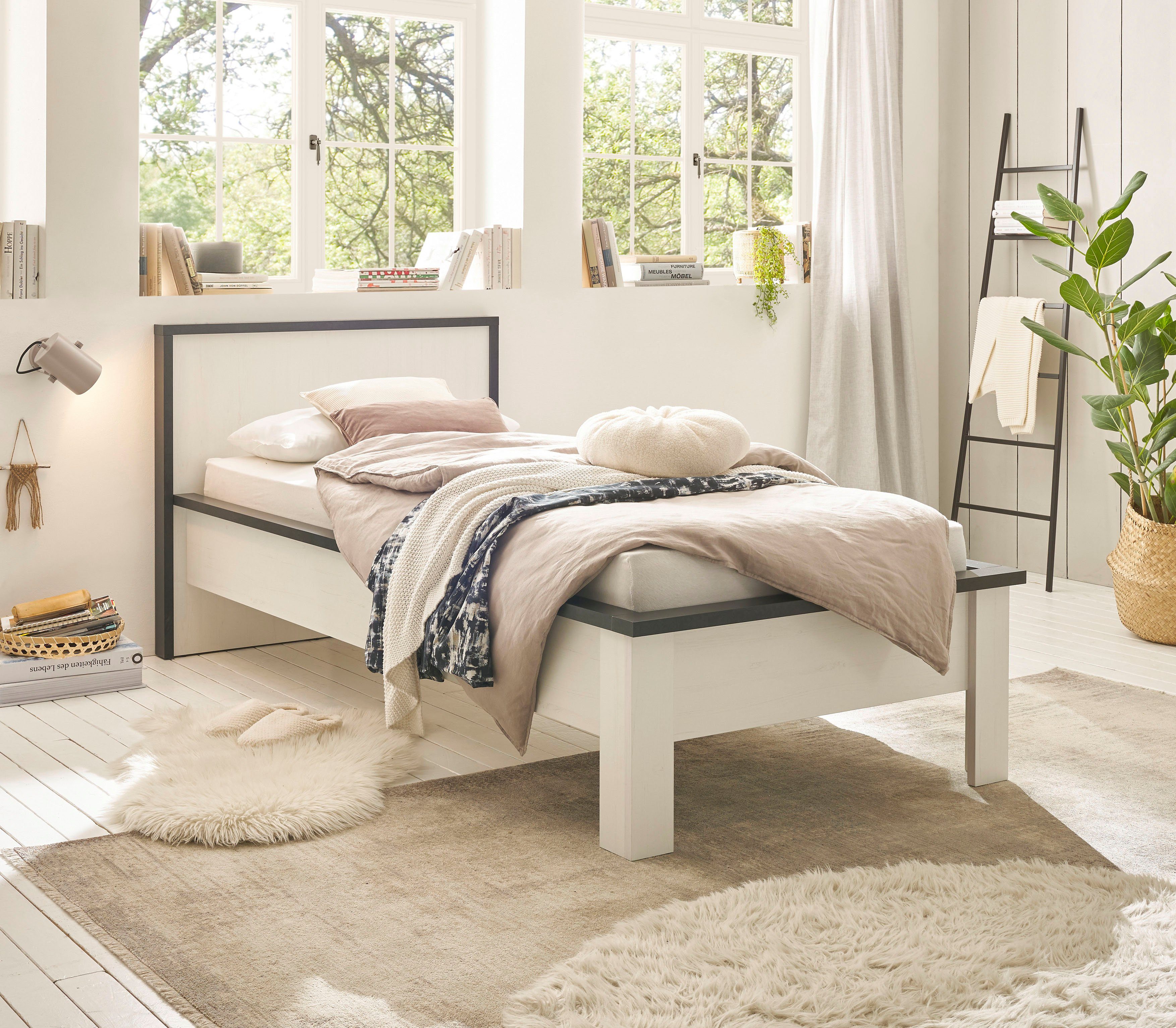 Home affaire Einzelbett "SHERWOOD Liegefläche 90/140 oder 180x200 cm", aus günstig online kaufen