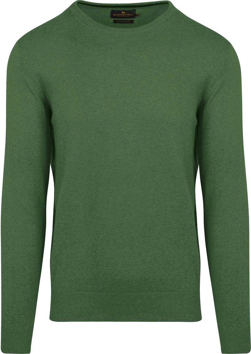 Steppin' Out Pullover Cashmere Mid Grün - Größe L günstig online kaufen