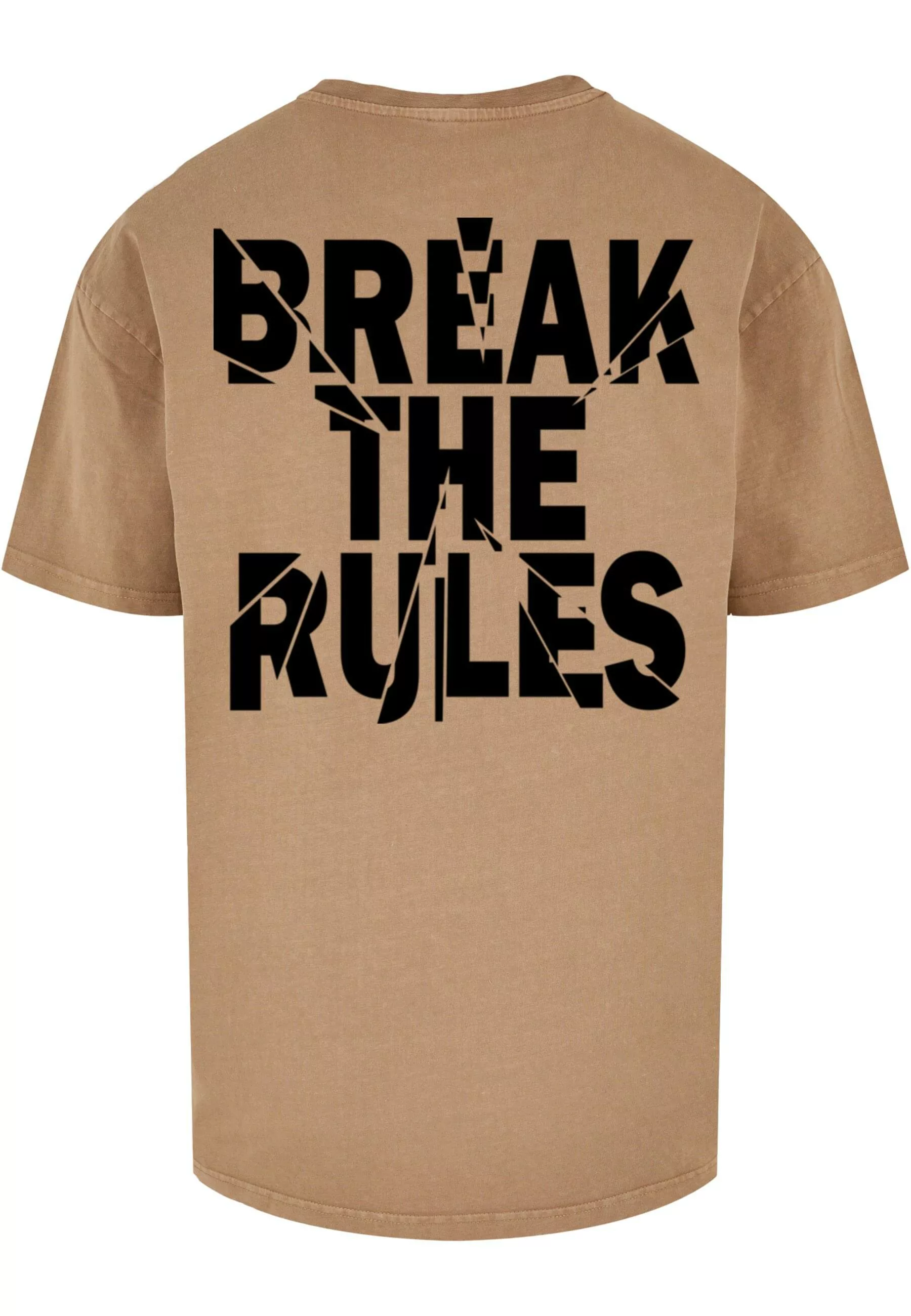 Merchcode T-Shirt "Merchcode Herren Break The Rules 2 Acid Washed Oversize günstig online kaufen