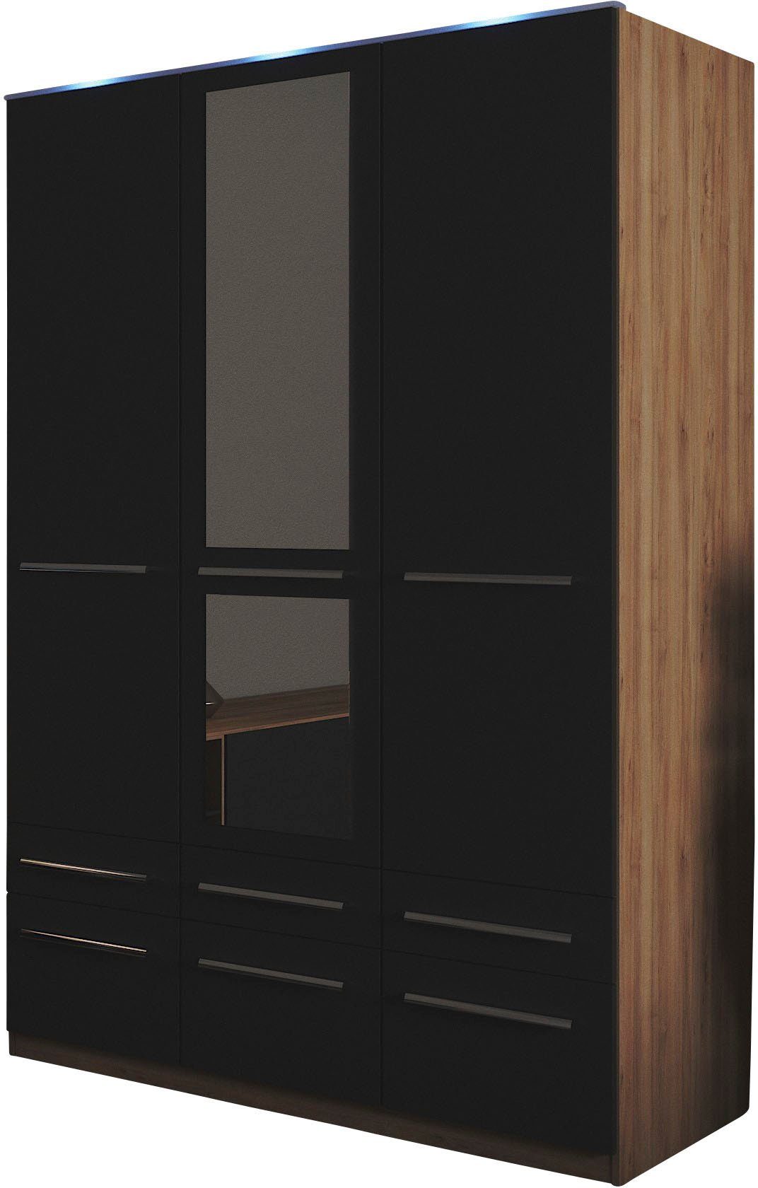 priess Kleiderschrank "Schrank Garderobe Wäscheschrank Barcelona in 5 Breit günstig online kaufen