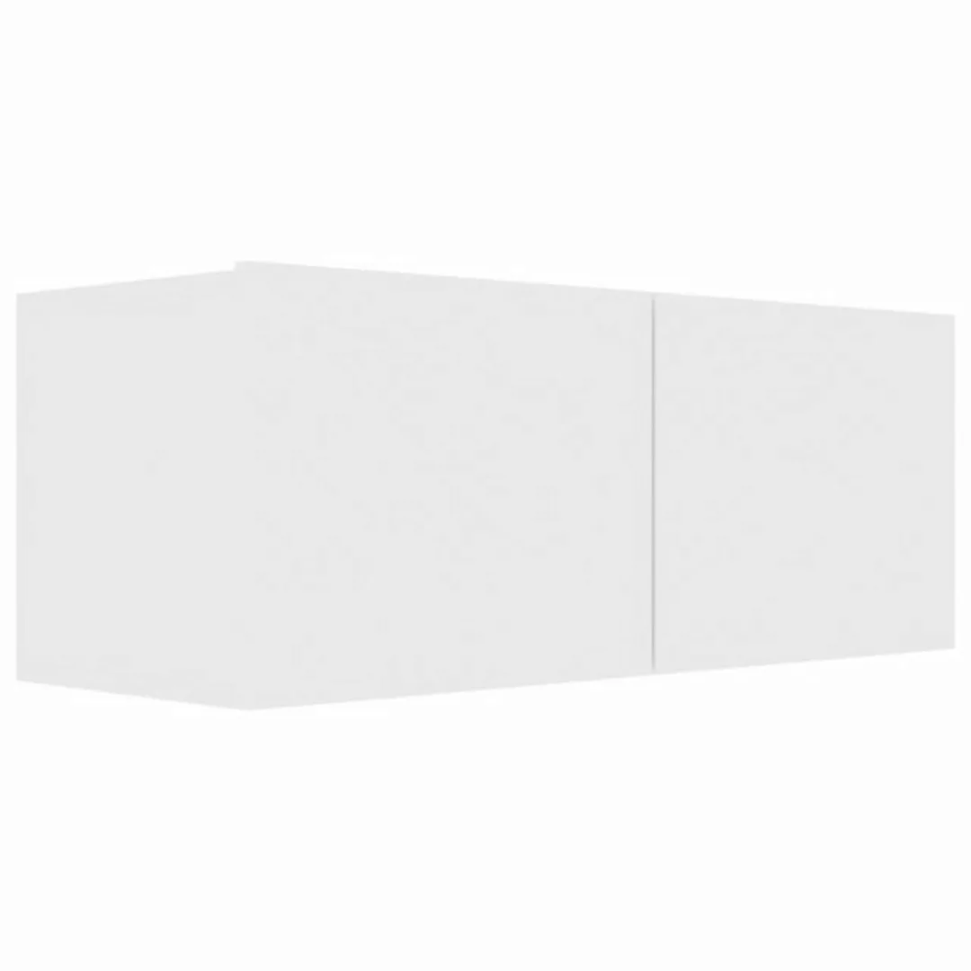 furnicato TV-Schrank Weiß 80x30x30 cm Holzwerkstoff (1-St) günstig online kaufen