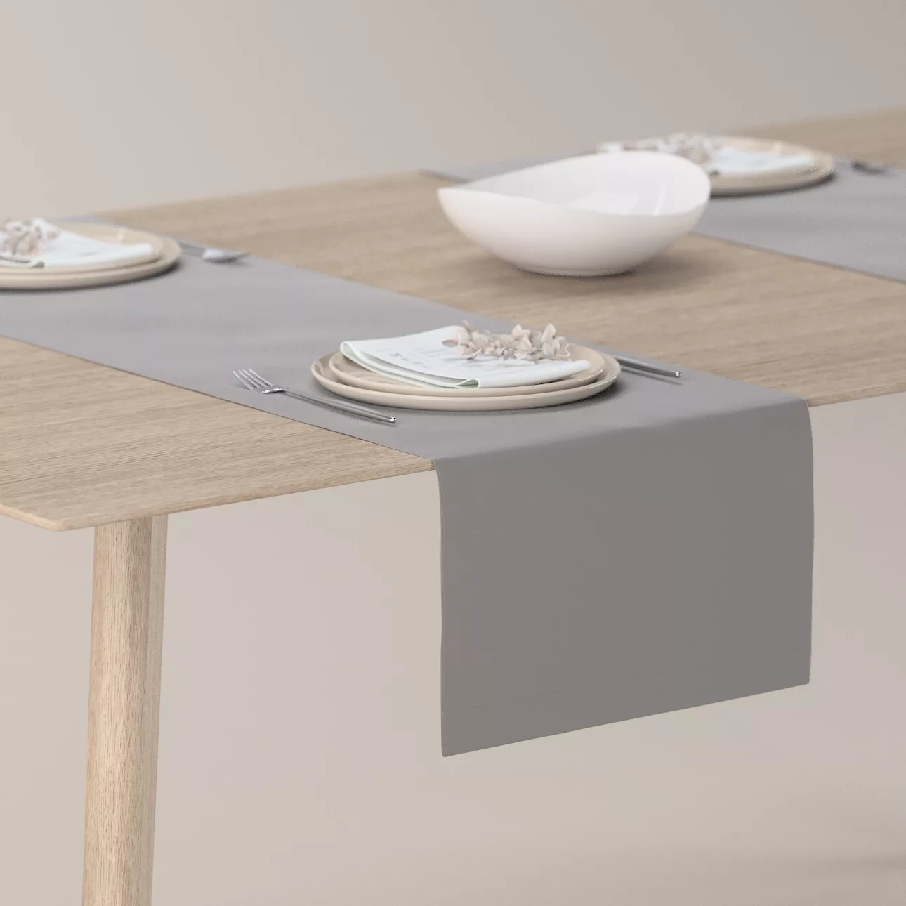 Tischläufer, taupengrau, 40 x 130 cm, Velvet (704-11) günstig online kaufen