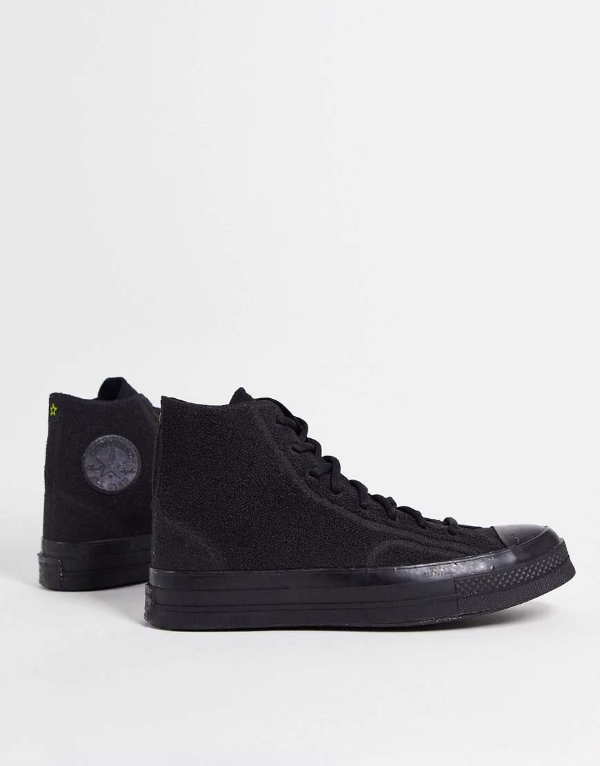 Converse – Chuck 70 Hi Crater – Knöchelhohe Sneaker aus strukturiertem Stri günstig online kaufen