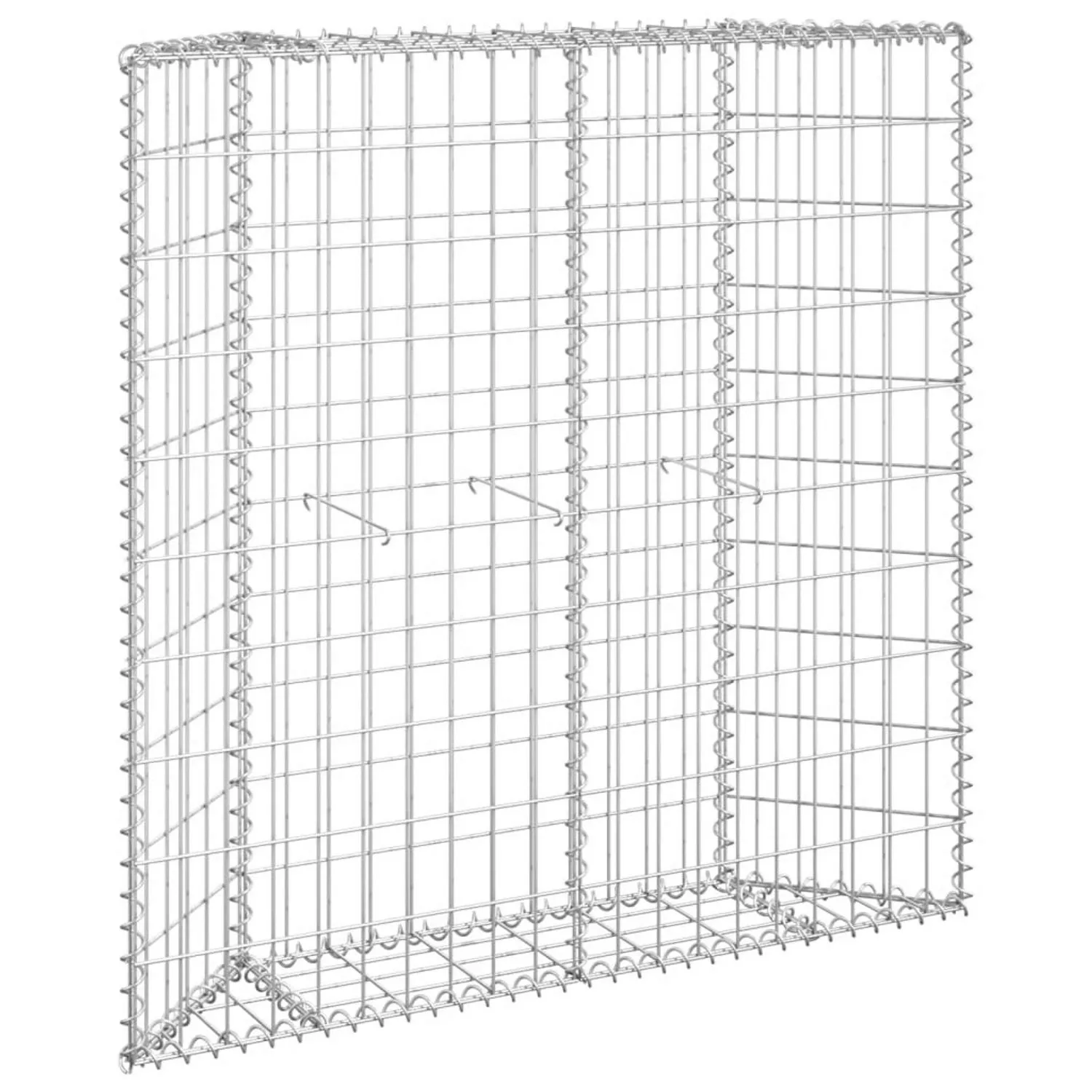 Gabionen-hochbeet Trapezform Verzinkter Stahl 100x20x100 Cm günstig online kaufen