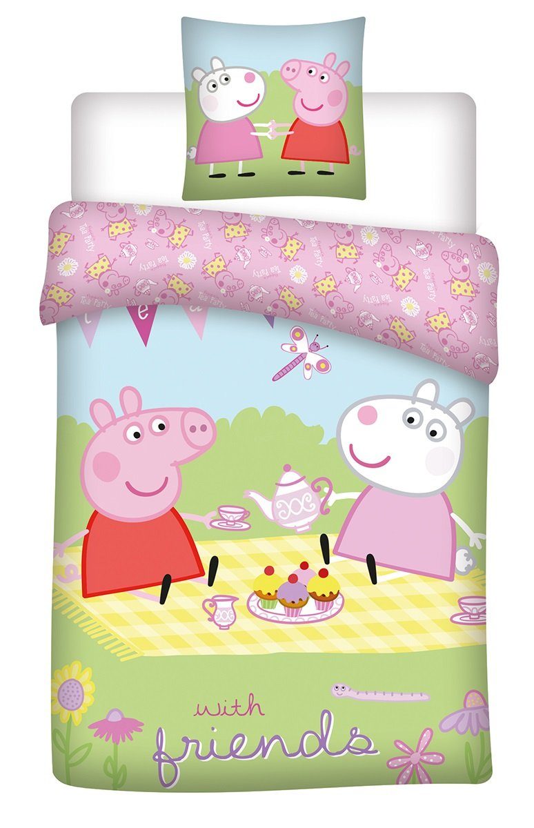 Peppa Pig Kinderbettwäsche Peppa Wutz Kinderbettwäsche günstig online kaufen