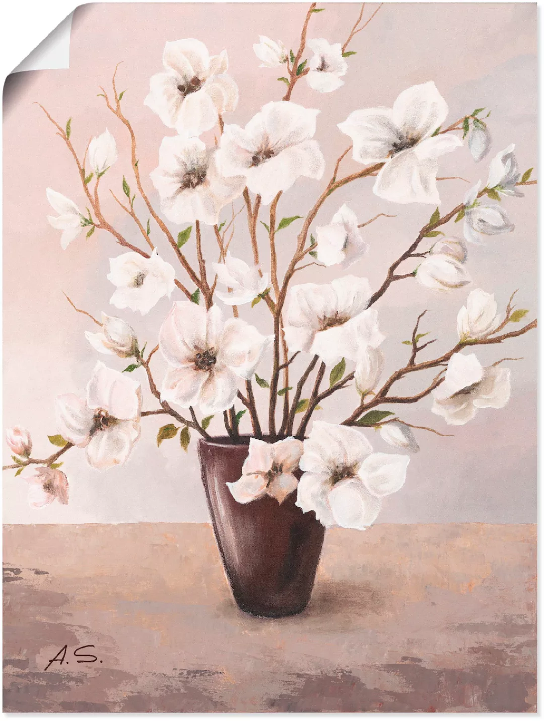 Artland Wandbild »Magnolien«, Blumen, (1 St.), als Leinwandbild, Poster in günstig online kaufen