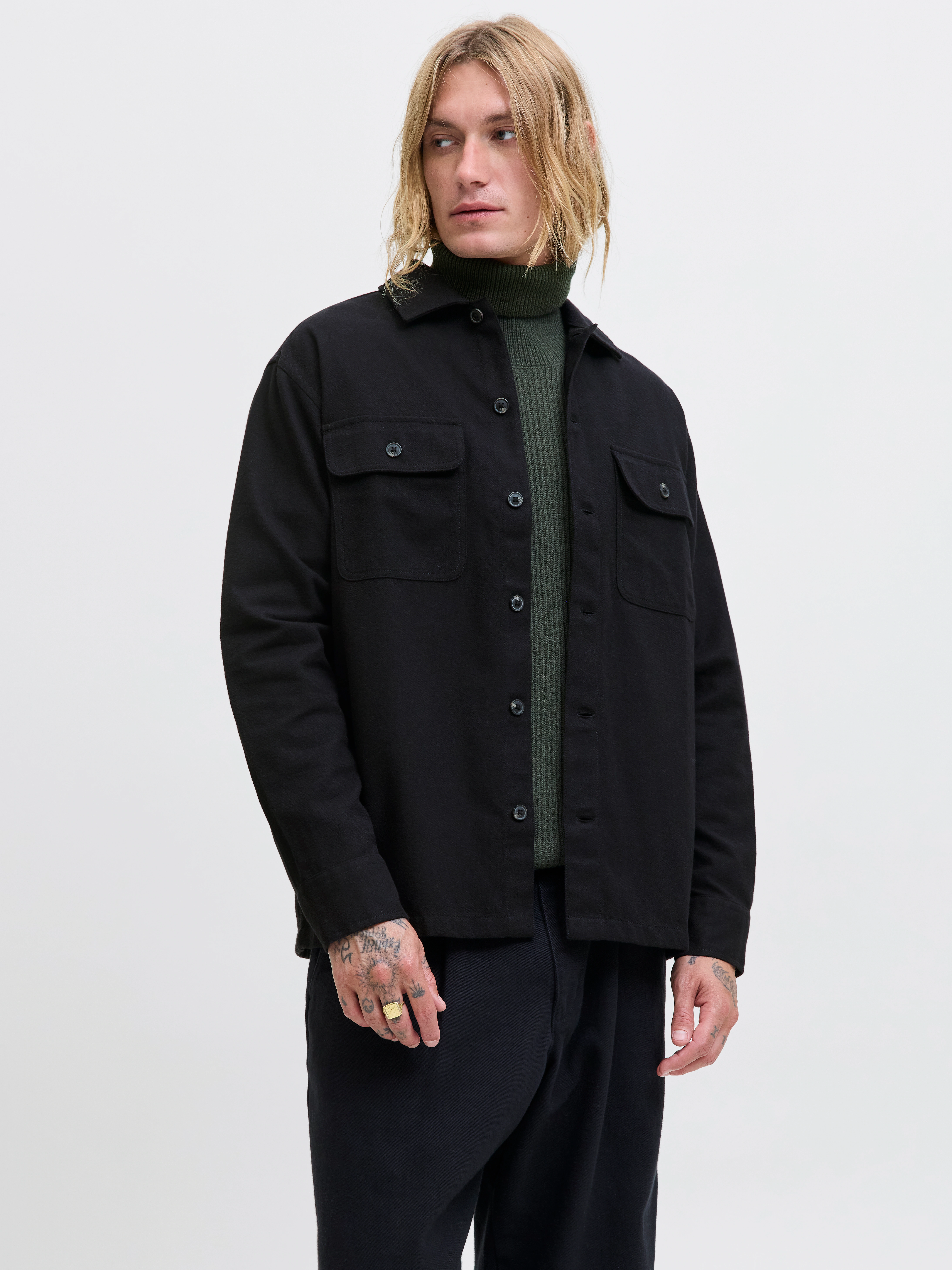 Jack & Jones Langarmhemd "JJECHARGE OVERSHIRT LS NOOS" günstig online kaufen