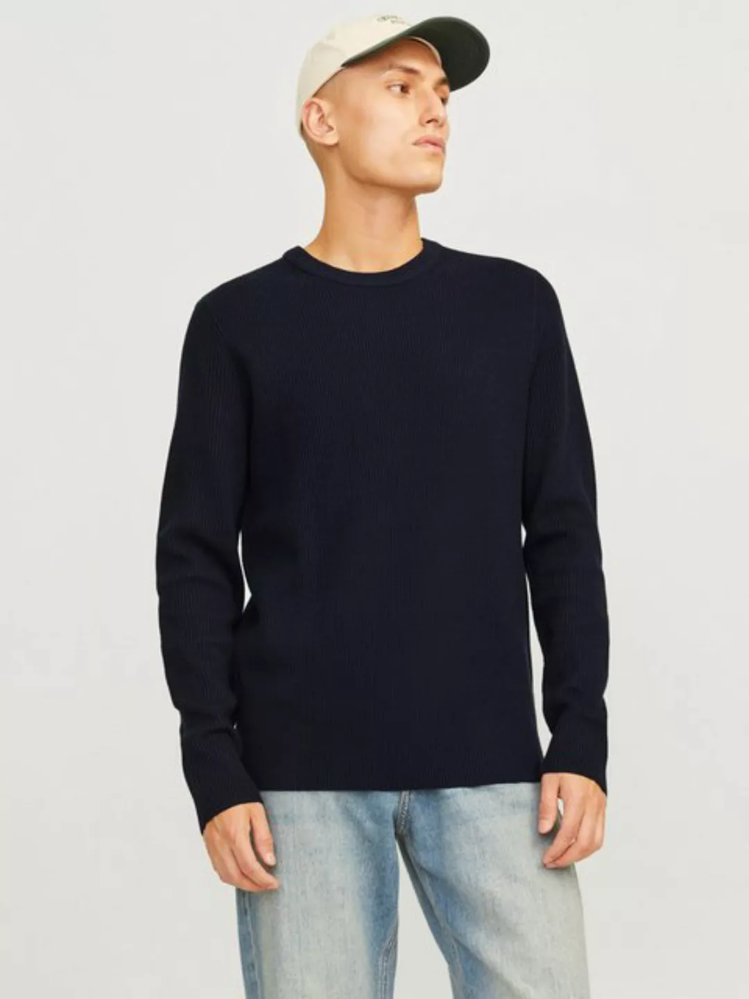 Jack & Jones Rundhalspullover "JJEPERFECT KNIT CREW NECK SN" günstig online kaufen