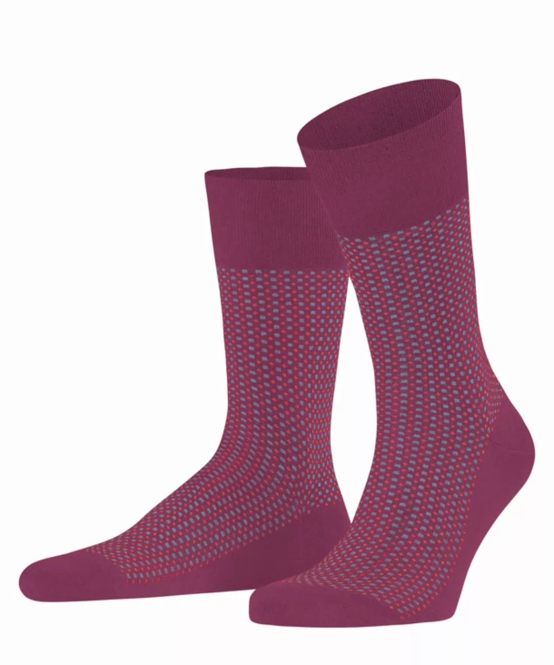 FALKE Uptown Tie Herren Socken, 47-48, Pink, Ajour, Baumwolle, 12437-823807 günstig online kaufen