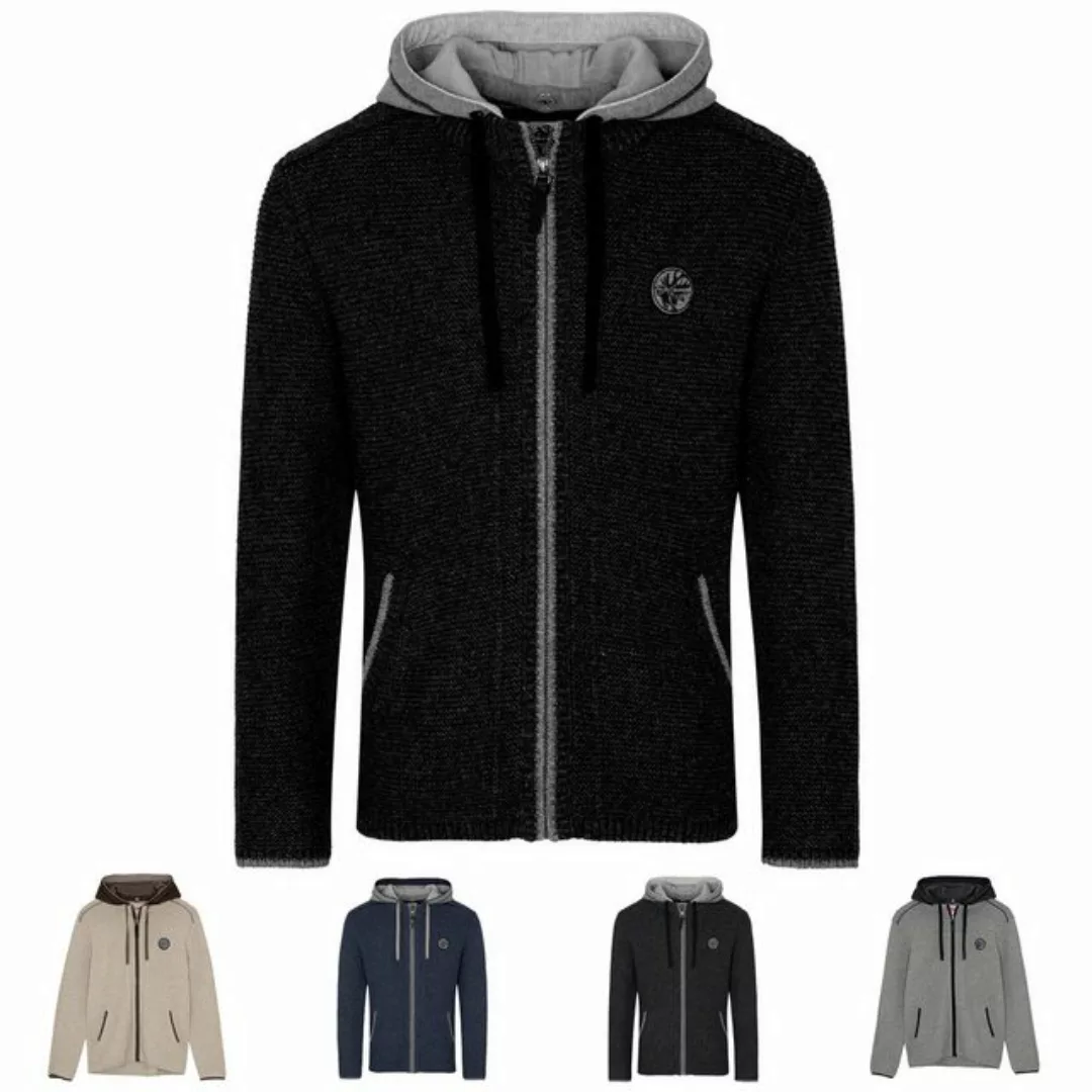 Spieth & Wensky Trachtenstrickjacke Strickjacke Herren - ECHO - dunkelgrau günstig online kaufen