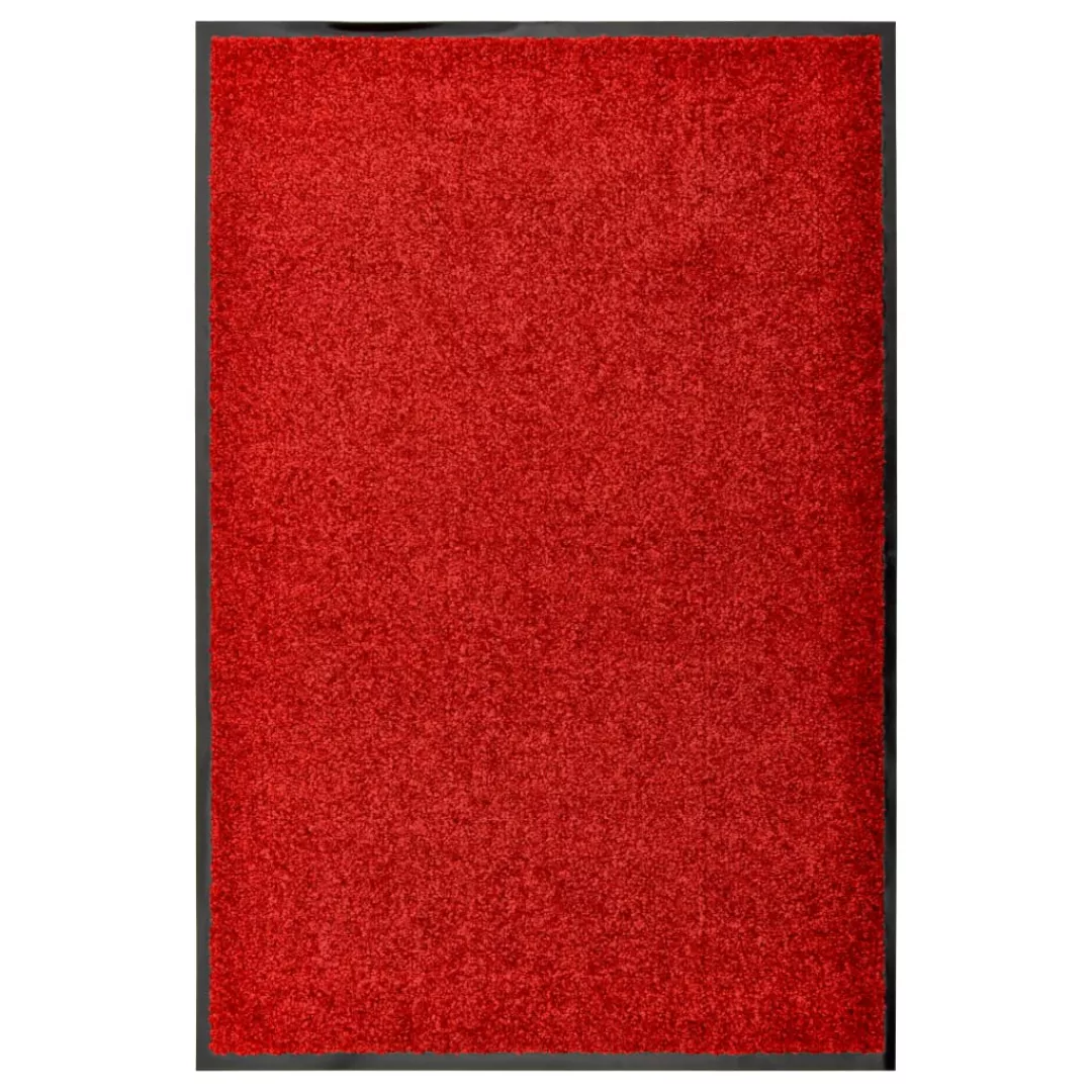 Fußmatte Waschbar Rot 60x90 Cm günstig online kaufen