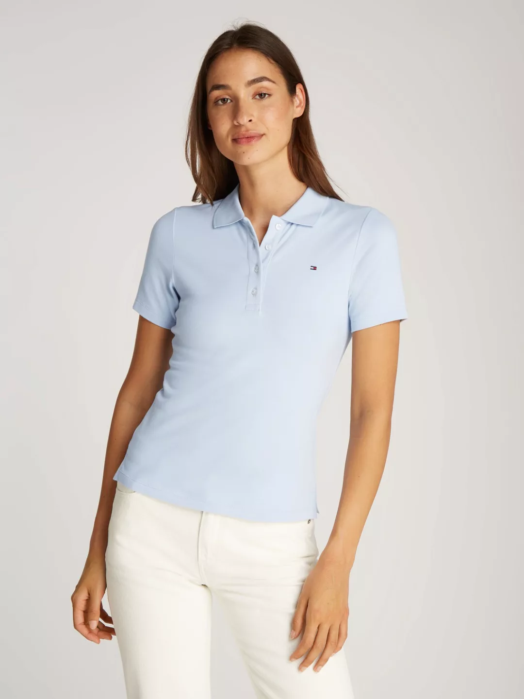 Tommy Hilfiger Poloshirt "1985 Slim Fit Pique Premium", mit Logostickerei, günstig online kaufen