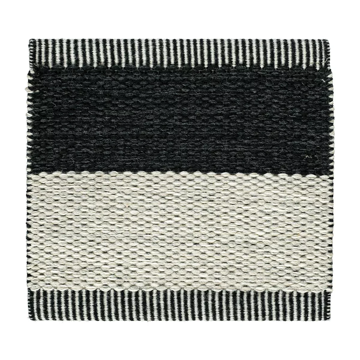 Wide Stripe Icon Teppich 85x240 cm Midnight black günstig online kaufen