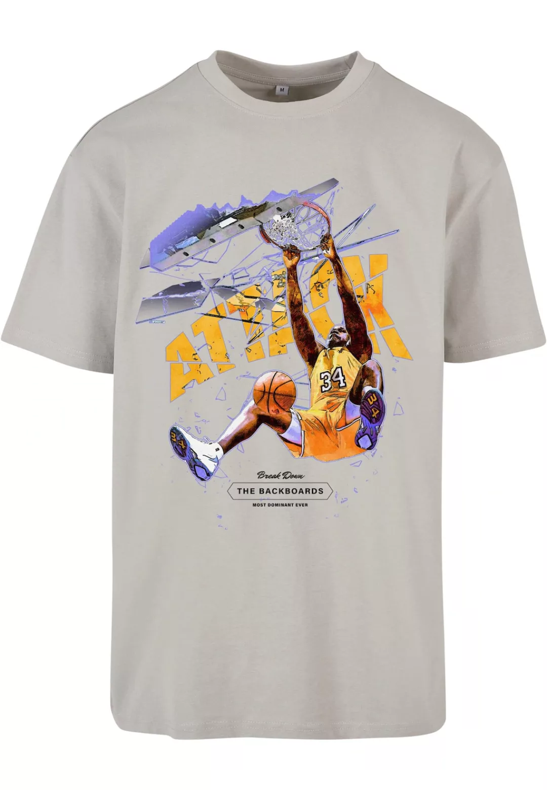 MisterTee T-Shirt MisterTee Unisex Attack Player Oversize Tee (1-tlg) günstig online kaufen