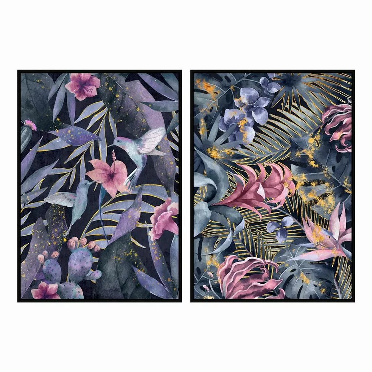 Bild Dkd Home Decor Tropical Pflanzenblatt (53 X 4,3 X 73 Cm) (2 Stück) günstig online kaufen