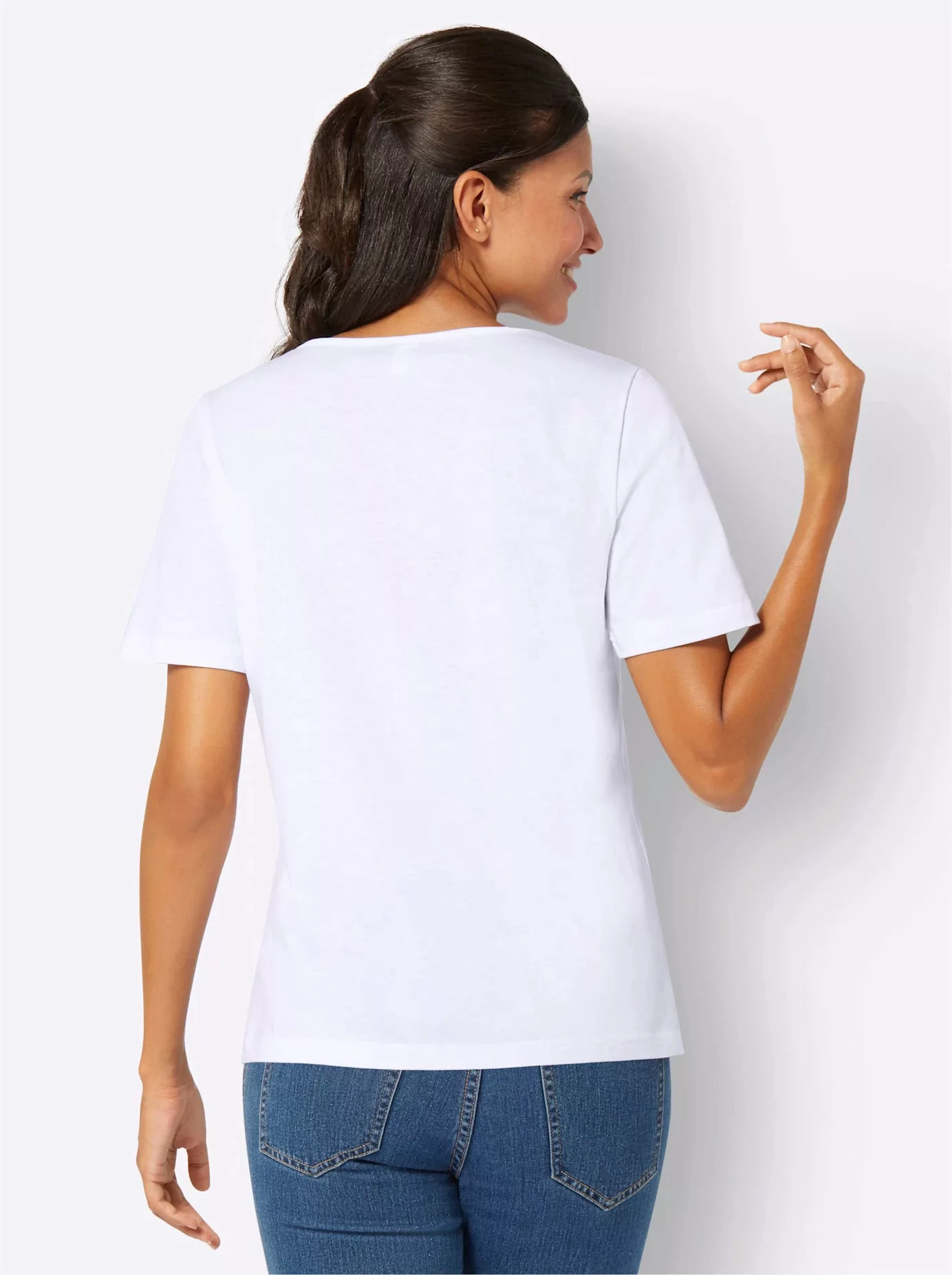 Classic Basics Trachtenshirt "Rundhals-Shirt", (1 tlg.) günstig online kaufen