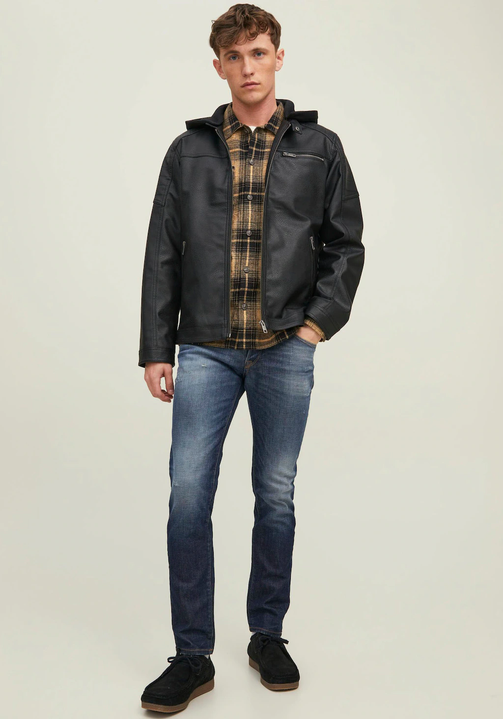 Jack & Jones Langarmhemd JAY OVERSHIRT günstig online kaufen