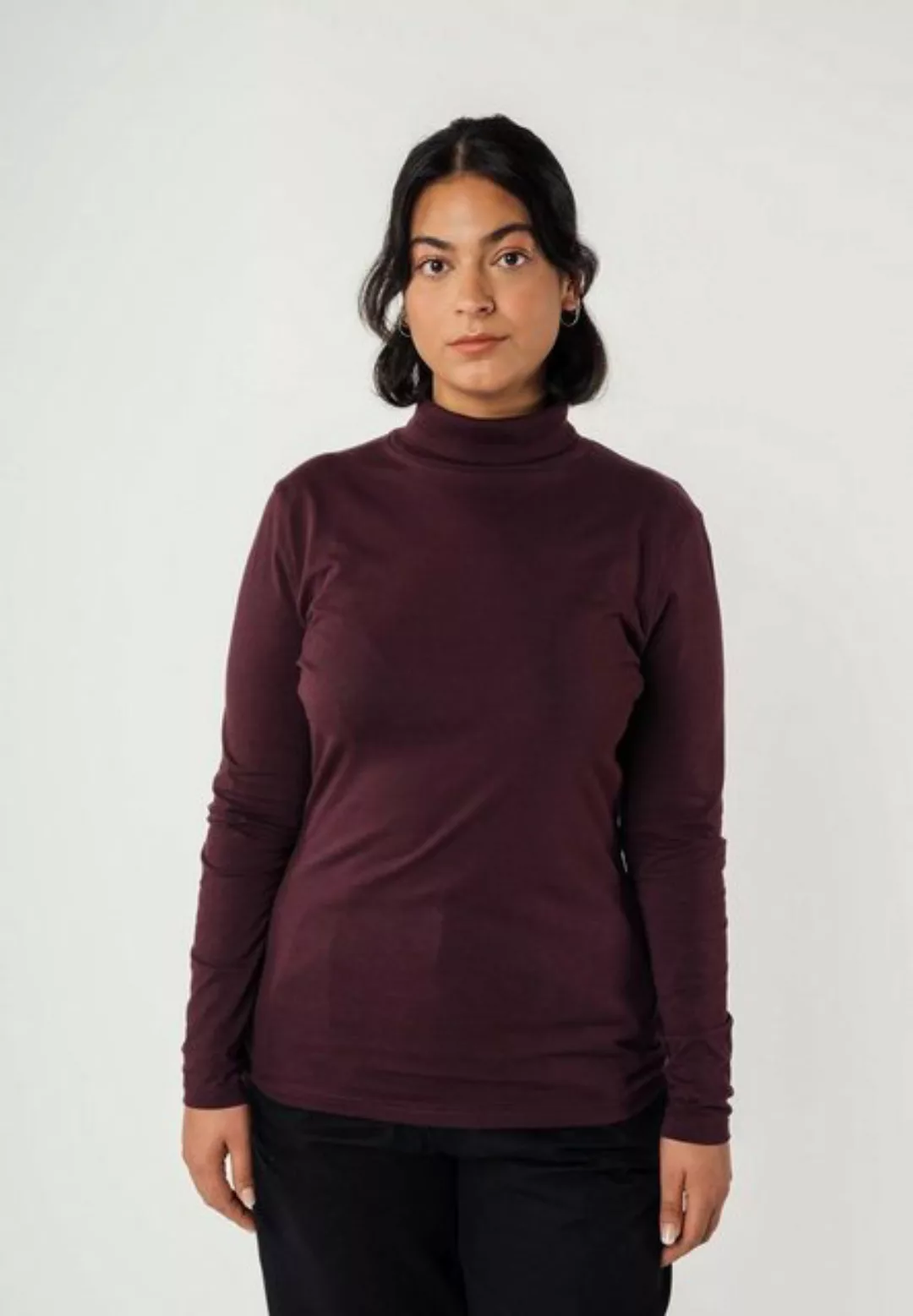MELA Langarmshirt Damen Turtleneck Shirt ANCHAL günstig online kaufen