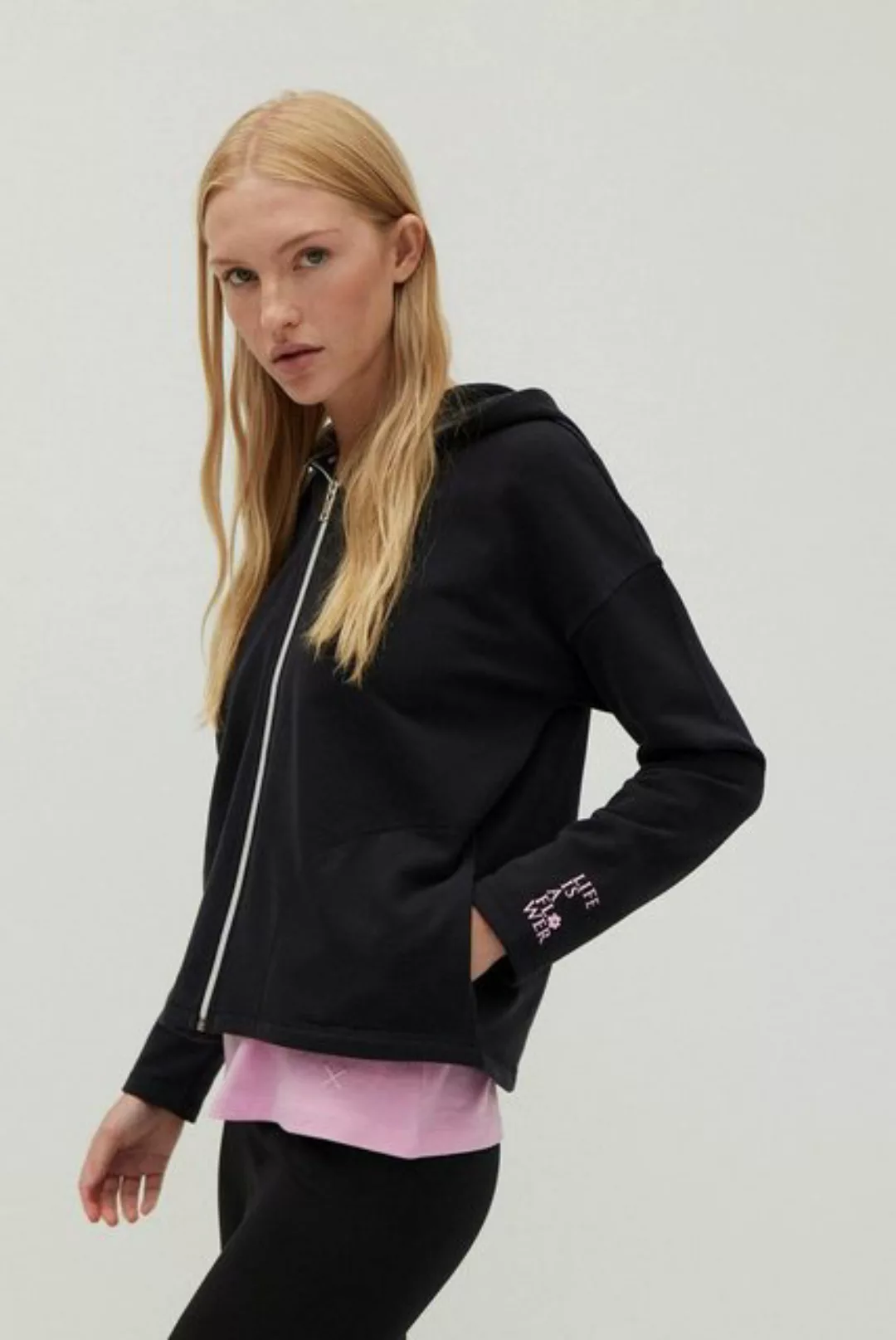 THE FASHION PEOPLE Sweatshirt Hoody Jacket günstig online kaufen