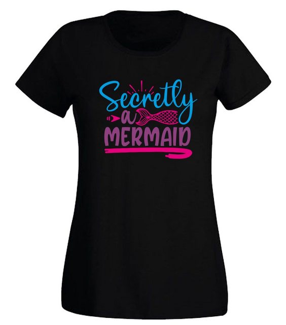 G-graphics T-Shirt Damen T-Shirt - Secretly a Mermaid Slim-fit-Shirt, mit F günstig online kaufen