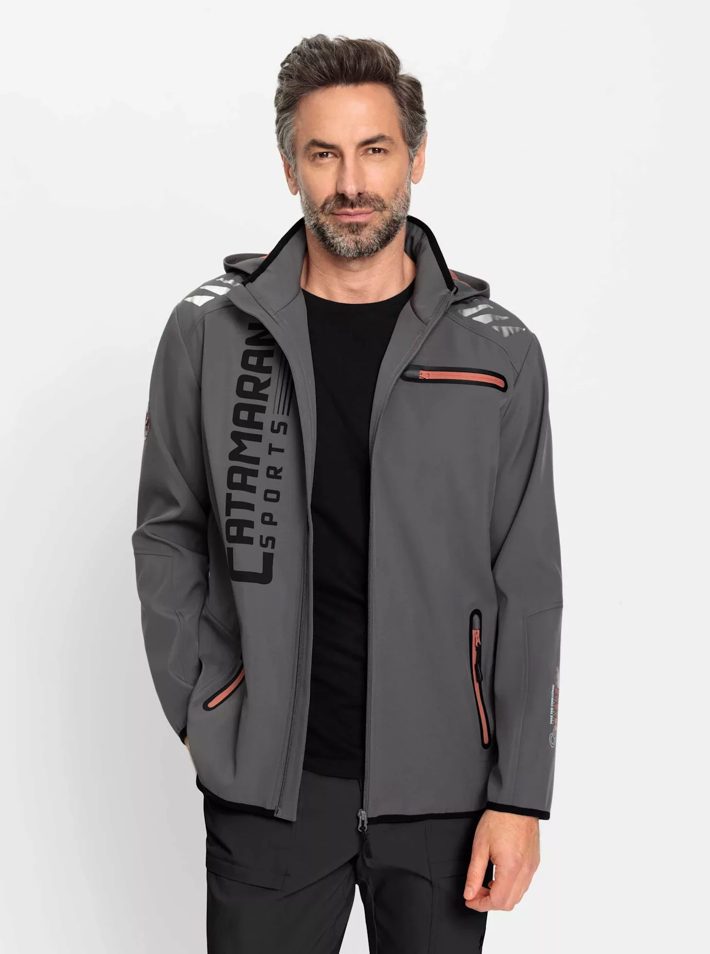 Catamaran Softshelljacke, mit Kapuze günstig online kaufen